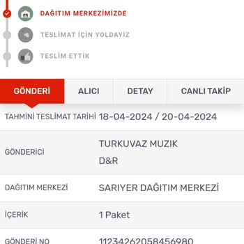 Kargom Sende Teslim Edilmeyen Kargo