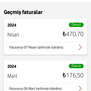 Vodafone'un İlgisizliği Ve Uyarmadan Yüksek Ücretler Alması