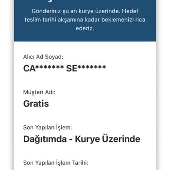 Gratis Ve AGT Hızlı Kurye Sorunu