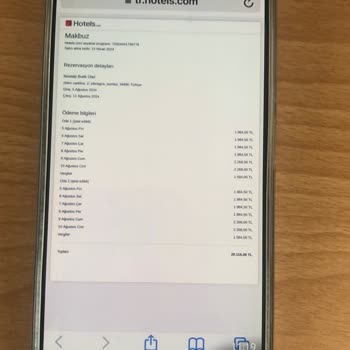 Hotels.com Para İade Yapılmadı