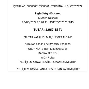 Paybox Sipay/box Aracılık Şikayeti