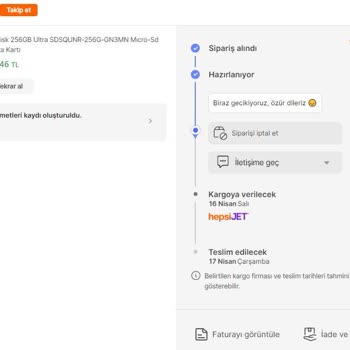 Hepsiburada Ürün Ve Satıcıya Ulaşamıyorum