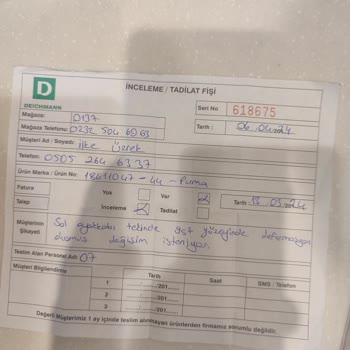 Deichmann Ayakkabı Deformasyonu Değişim