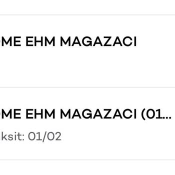 English Home 2 Kere Kartımdan Ödeme Çekildi