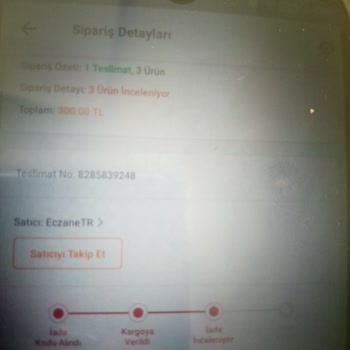 Trendyol İade İşlemi Sorunu