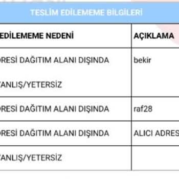 Aras Kargo Kargomu Adresime Teslim Etmedi