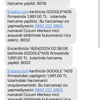 Enpara Kullandım Hesabımdan Para Çekildi.