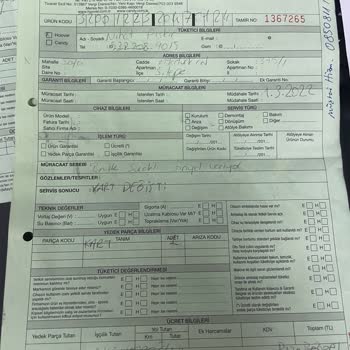 Ekoser Teknik Hover Bulaşık Makinesi Arızası- 444 03 98 Servis Hattının İlgisizliği