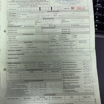 Ekoser Teknik Hover Bulaşık Makinesi Arızası- 444 03 98 Servis Hattının İlgisizliği