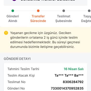 5 Gündür Tarafıma Teslim Edilmeyen Kargo (Trendyol Express)