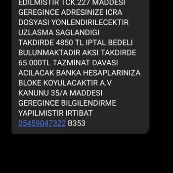 0216 606 67 83 Ben Böyle Bir Şey Yapmadım