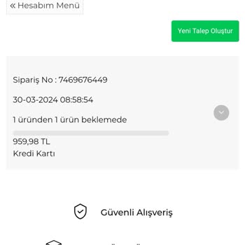 Armine İade Ettiğim Ürünü 19 Gündür Bekletiyor