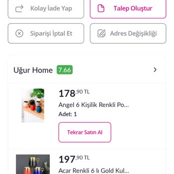 Pazarama'da Yaşanan Sipariş İptali Ve İletişim Sorunu