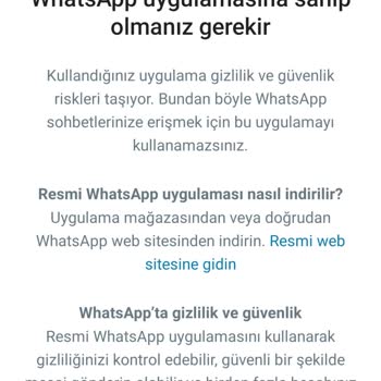 WhatsApp Bizi Mağdur Bıraktı