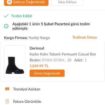 Derimod Kalitesizliği 4 Kere Giydim