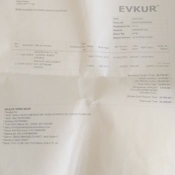 Karcher Robot Süpürge Şikayet