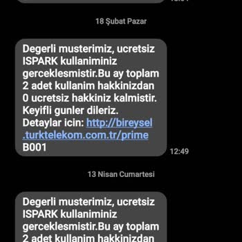 Türk Telekom İspark Hakkımı İptal Etmişler