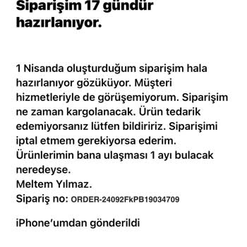 İndeks Kitap Siparişlerle İlgilenmiyor. Ürünlerim Kargoya Verilmedi