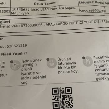 Boyner Yanlış Ürün Gönderimi