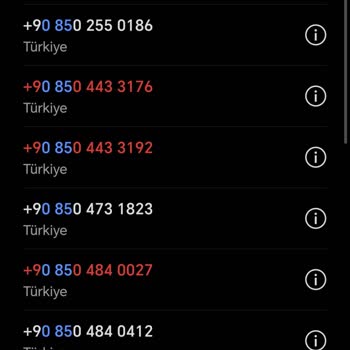 Türk Telekom +90850'li Numaralardan Sürekli Aranıyorum.