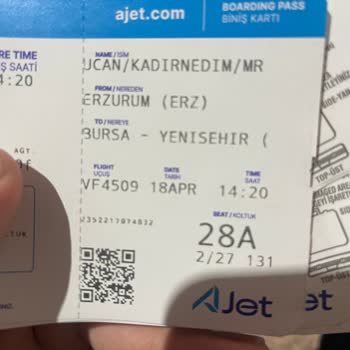 Ajet Te Parasını Ödememize Rağmen Aldığımız Koltukta Oturamadık