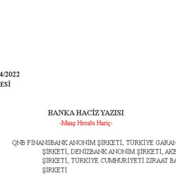 Garanti Bankası Hesabım Üzerindeki Blokenin Kaldırılması