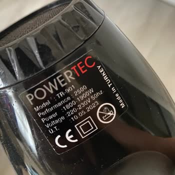 Powertec Elektrikli Ev Aletinde Yangın Tehlikesi