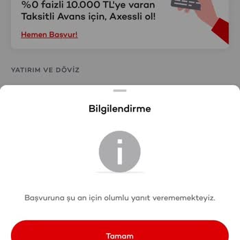 Akbank Kredi Kartı Başvuru Hatası