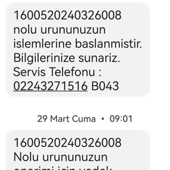 Arzum Garanti Süresi İçinde Onarım Yapmıyor.