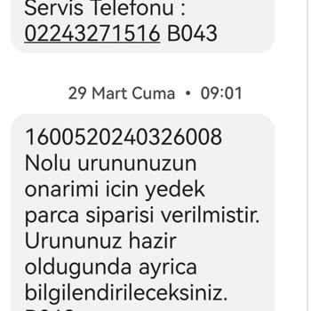 Arzum Garanti Süresi İçinde Onarım Yapmıyor.