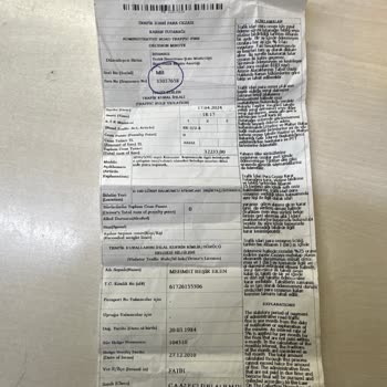 Martı Tag Sürücü Cezası
