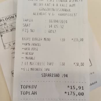 Saloon Burger Kale Outlet Salonu Menü Karmaşası Ve Fiyat Farkı