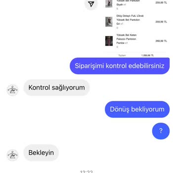 Joi Butik Hatalı Gelen Ürün