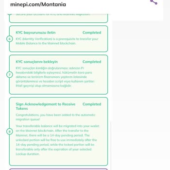 Pi Network, Pi Coin Madde Onayı