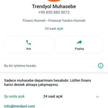 0850 260 08 83 - 0 850 885 00 72 / Sahte Trendyol Müşteri Hizmetleri