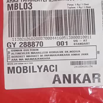 Fest Danışmanlık Ve Depolama Eksik Ürün Gönderimi