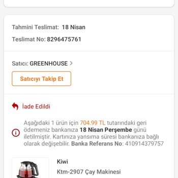 Trendyol Kargo Sürecindeki Ürün İptal Ve İade
