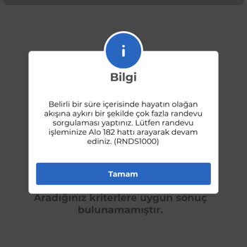 MHRS - 182 Sıra Almak İstiyorum