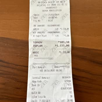 Zara Değişim Yapmadı Ve Suçlandım