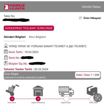 Horoz Lojistik'in 1 Ayda Yapamadığı Teslimat Sorunu.