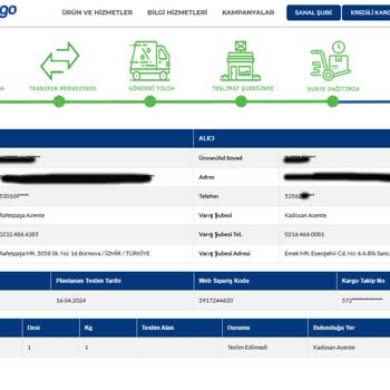 Sürat Kargo Gelmeyen Kargo. Adıyla Çelişen Bir Firma
