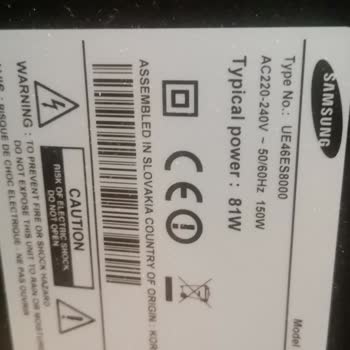 Samsung Marka TV' Nin Panel Bulunamaması