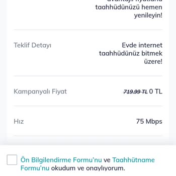 Türk Telekom Yanıltıcı Ev İnternet Kampanyası Teklifi