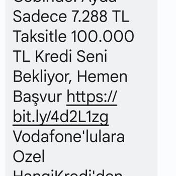 Vodafone İletişim İznim Olmamasına Rağmen SMS Gönderiliyor