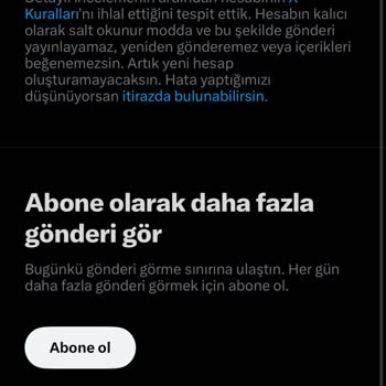 Twitter Askıya Almayı Sonlandırın