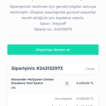 Heyzoff (Instagram: heyz.offco) Ürünüm Kargoya Verilmedi Cevap Alamıyorum
