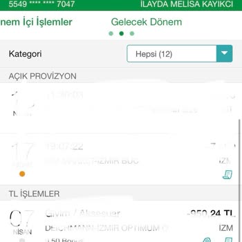 N Kolay Bilgim Dışında Yapılan Hesap İşlem İtirazı