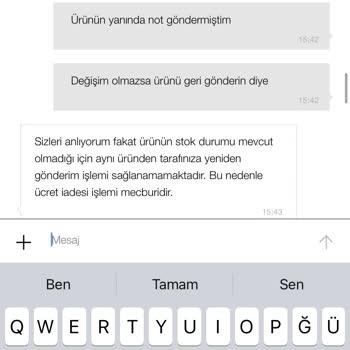 Zara Kusurlu Üründe Değişim Sorunu