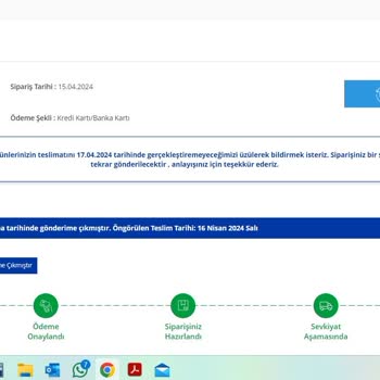 Avansas Sipariş Gecikmesi Ve Müşteri Hizmetleri Sorunu