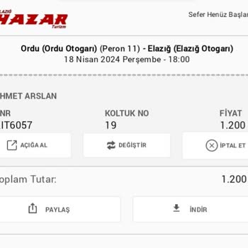 Obilet. Com Biletimi Yaktı